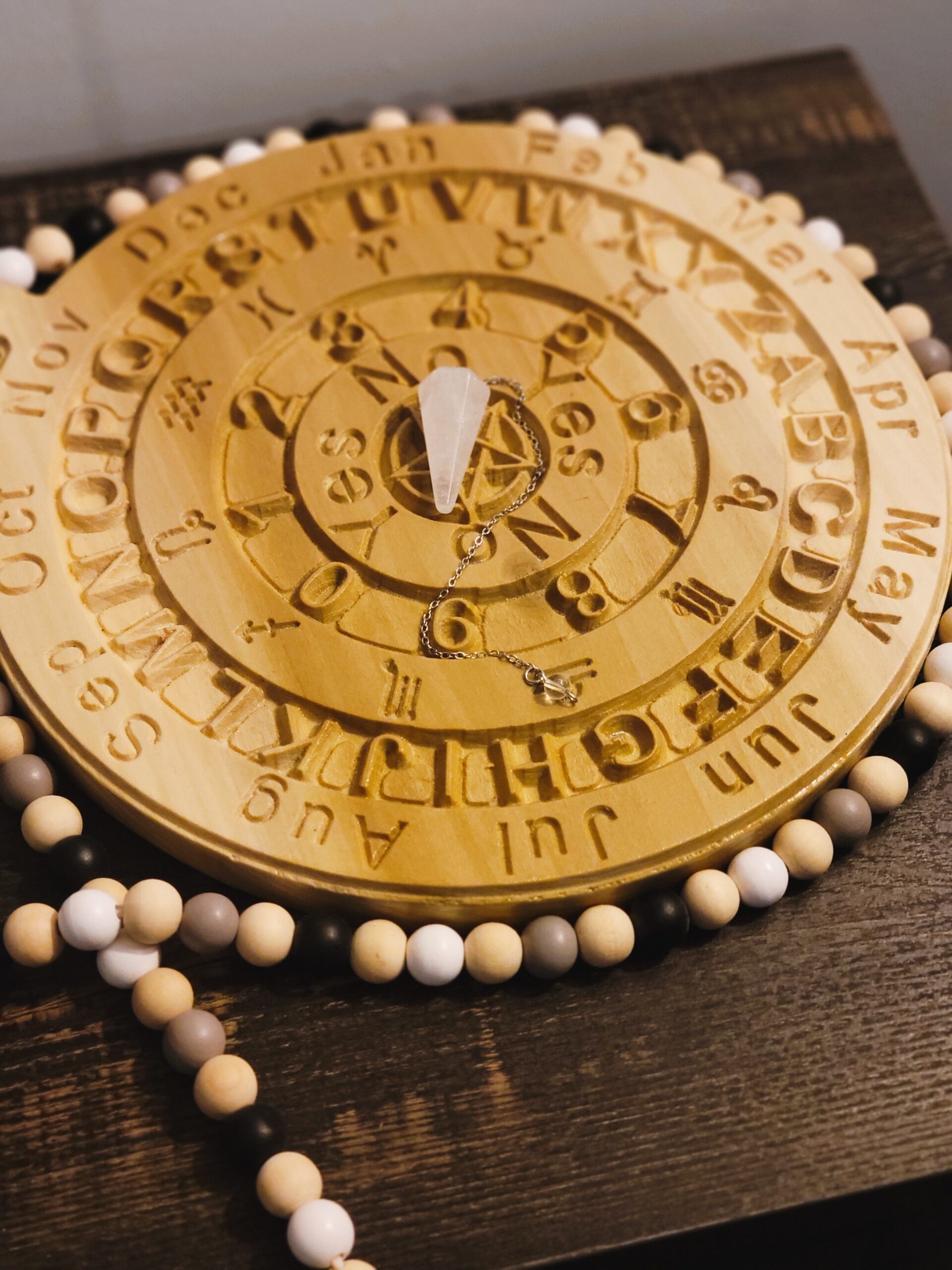 Pendulum Board (Crystal Pendulum included)